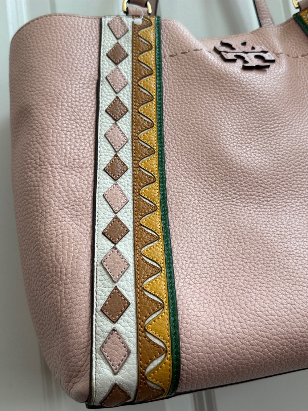 Tory Burch Classic Patchwork McGraw Carryall Bag - Picture 8 of 15